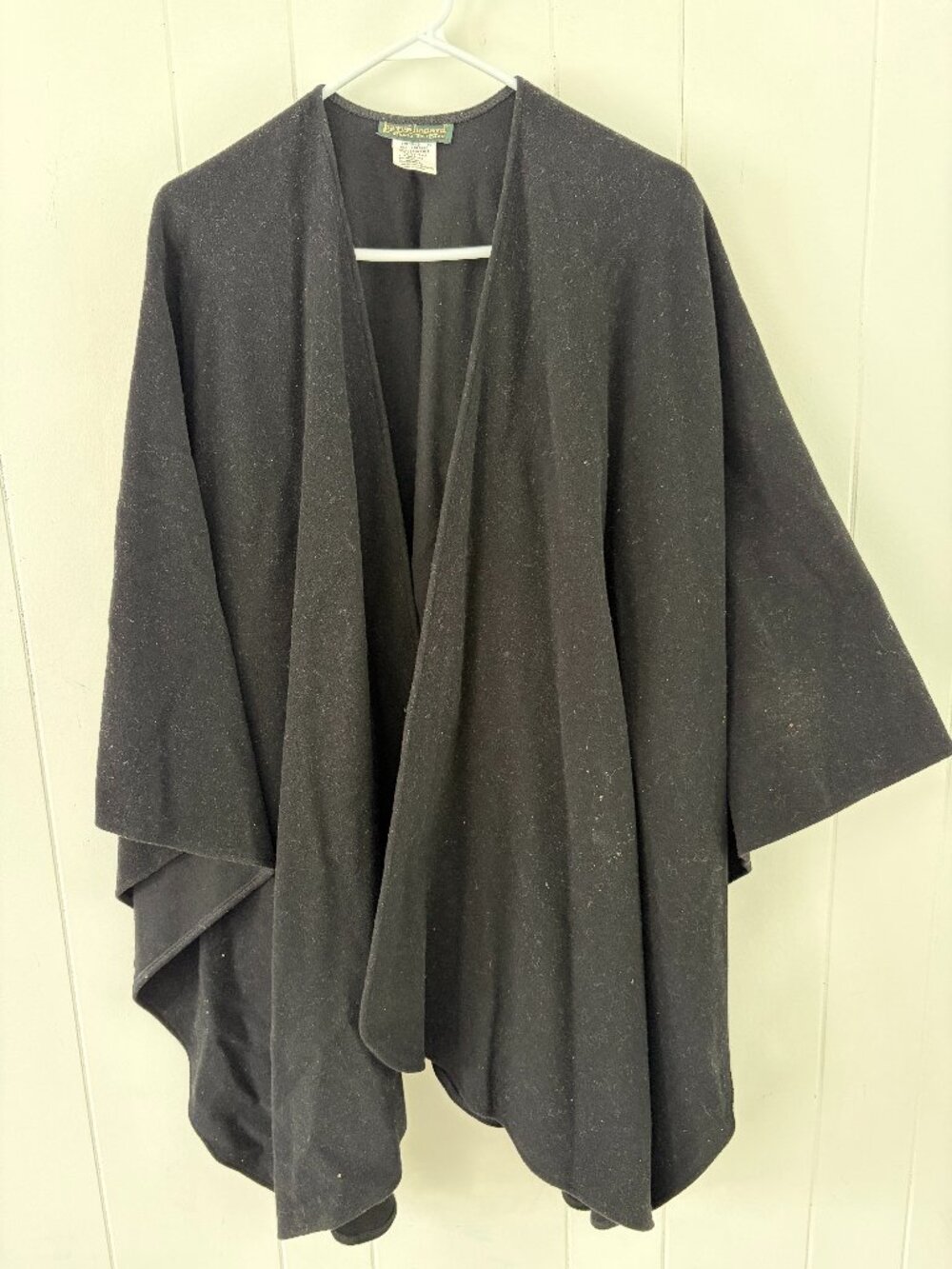 Vintage Harve Benard Black Cape One Size
